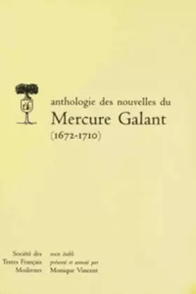 Couverture du produit · Anthologie des nouvelles du Mercure Galant, 1672-1710