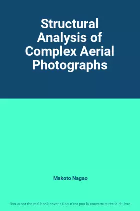 Couverture du produit · Structural Analysis of Complex Aerial Photographs