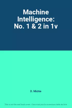 Couverture du produit · Machine Intelligence: No. 1 & 2 in 1v