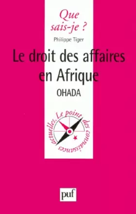 Couverture du produit · Le droit des affaires en Afrique: OHADA