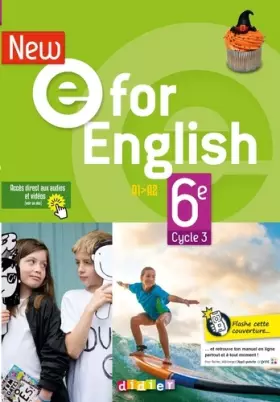 Couverture du produit · New E For English 6ème - Anglais Ed.2021 - Livre de l'élève