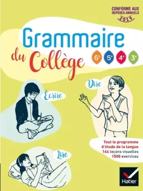 Couverture du produit · Grammaire du collège - Français 6e/cycle 4 Éd 2019 - Livre élève