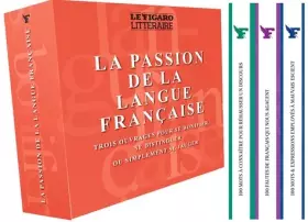 Couverture du produit · Coffret Guide 100: La Passion de la langue française: trois ouvrages pour se bonifier, se distinguer ou simplement se jauger