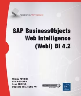 Couverture du produit · SAP BusinessObjects Web Intelligence (WebI) BI 4.2