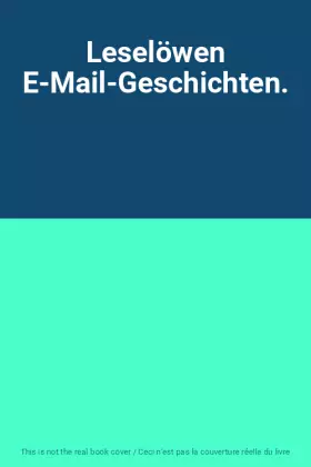 Couverture du produit · Leselöwen E-Mail-Geschichten.