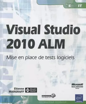 Couverture du produit · Visual Studio 2010 ALM - Mise en place de tests logiciels