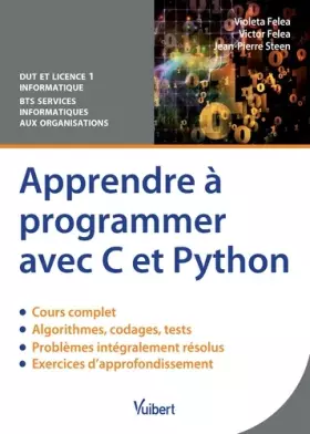 Couverture du produit · Apprendre à programmer avec C et Python