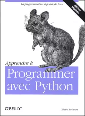 Couverture du produit · Apprendre à programmer avec Python