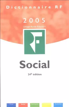 Couverture du produit · Dictionnaire Social 2005