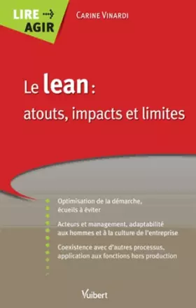 Couverture du produit · Le lean : atouts, impacts et limites
