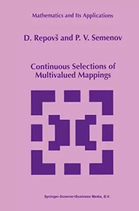 Couverture du produit · Continuous Selections of Multivalued Mappings