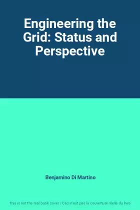 Couverture du produit · Engineering the Grid: Status and Perspective