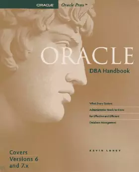 Couverture du produit · Oracle Dba Handbook