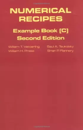 Couverture du produit · Numerical Recipes: Example Book C