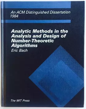 Couverture du produit · Analytic Methods in the Analysis and Design of Number Theoretic Algorithms