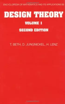 Couverture du produit · Design Theory: Volume 1