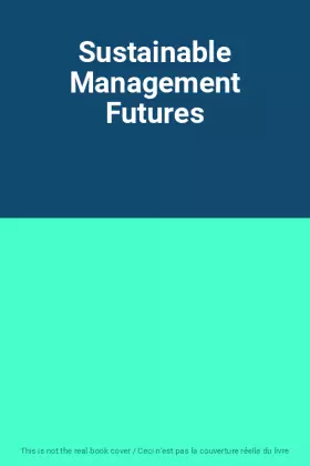 Couverture du produit · Sustainable Management Futures