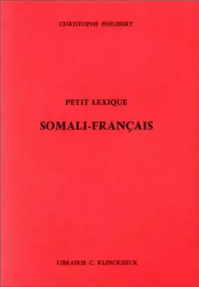 Couverture du produit · Petit lexique somali-français