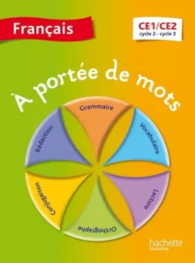 Couverture du produit · A portée de mots - Français CE1-CE2 - Livre élève - Ed. 2014