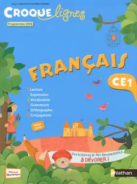 Couverture du produit · Français CE1 : Programmes 2008