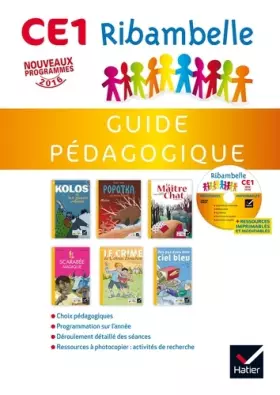 Couverture du produit · Ribambelle CE1 série jaune éd. 2016 - Guide pédagogique + CD-Rom