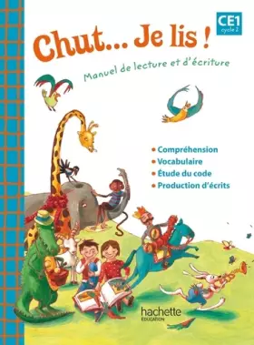 Couverture du produit · Chut... Je lis ! - Méthode de lecture CE1 - Livre élève - Ed. 2012