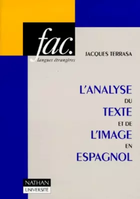 Couverture du produit · L'analyse du texte et de l'image en espagnol
