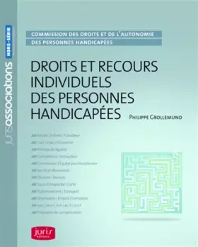 Couverture du produit · Droits et recours individuels des personnes handicapées. Commission des droits et de l'autonomie des