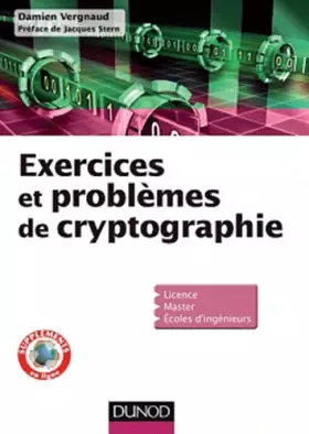 Couverture du produit · Exercices et problèmes de cryptographie