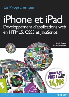 Couverture du produit · Iphone et Ipad Développement d'applications Web en HTML5, CSS3 et JavaScript