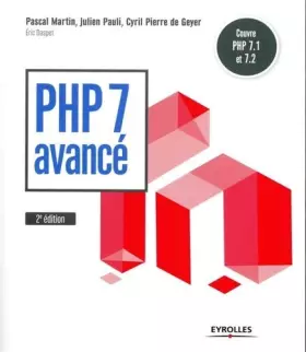 Couverture du produit · PHP 7 avancé: Couvre PHP 7.1 et 7.2