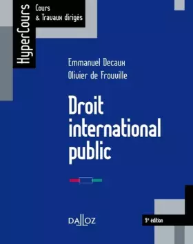 Couverture du produit · Droit international public - 9e éd.