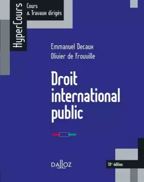 Couverture du produit · Droit international public - 10e éd.