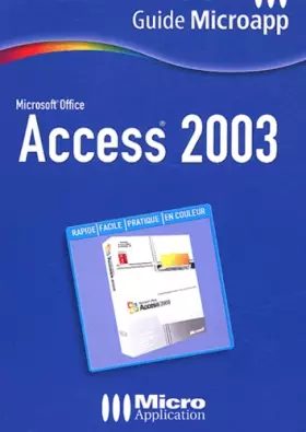 Couverture du produit · Access 2003