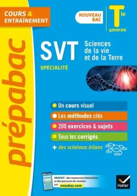 Couverture du produit · Prépabac SVT Tle générale (spécialité) - Bac 2023: nouveau programme de Terminale