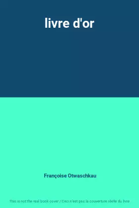 Couverture du produit · livre d'or