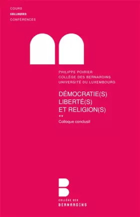 Couverture du produit · Democraties libertes et religions