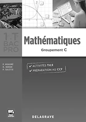 Couverture du produit · Mathématiques 1re, Tle Bac Pro Groupement C (2016) - Spécimen