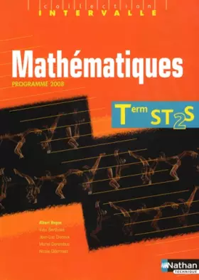 Couverture du produit · Mathématiques Tle ST2S