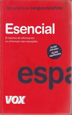 Couverture du produit · Diccionario esencial de lengua espanola/ Essential Spanish Language Dictionary
