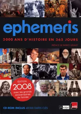 Couverture du produit · Ephéméris 2008 : 2000 Ans d'histoire en 365 jours (1Cédérom)