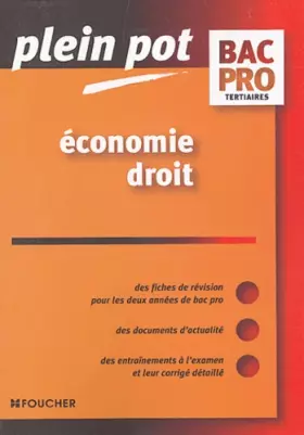 Couverture du produit · ECONOMIE DROIT BAC PRO (Ancienne édition)