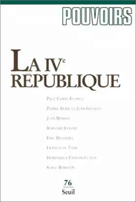 Couverture du produit · La IVe république
