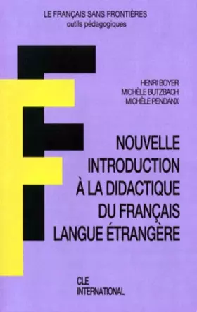 Couverture du produit · Introduction à la didactique du français langue étrangère