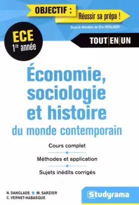 Couverture du produit · Economie, sociologie, histoire du monde contenporain 1er abbée ECE