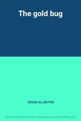 Couverture du produit · The gold bug