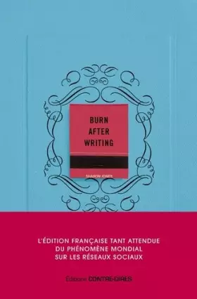 Couverture du produit · Burn after writing (Bleu) - L'édition française officielle