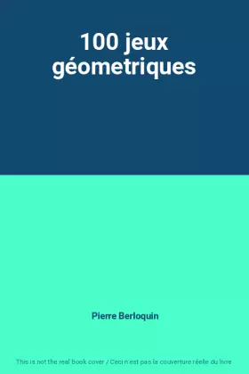 Couverture du produit · 100 jeux géometriques