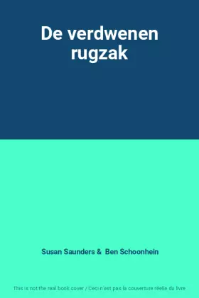 Couverture du produit · De verdwenen rugzak