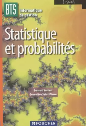 Couverture du produit · Statistique et probabilités BTS Informatique de gestion